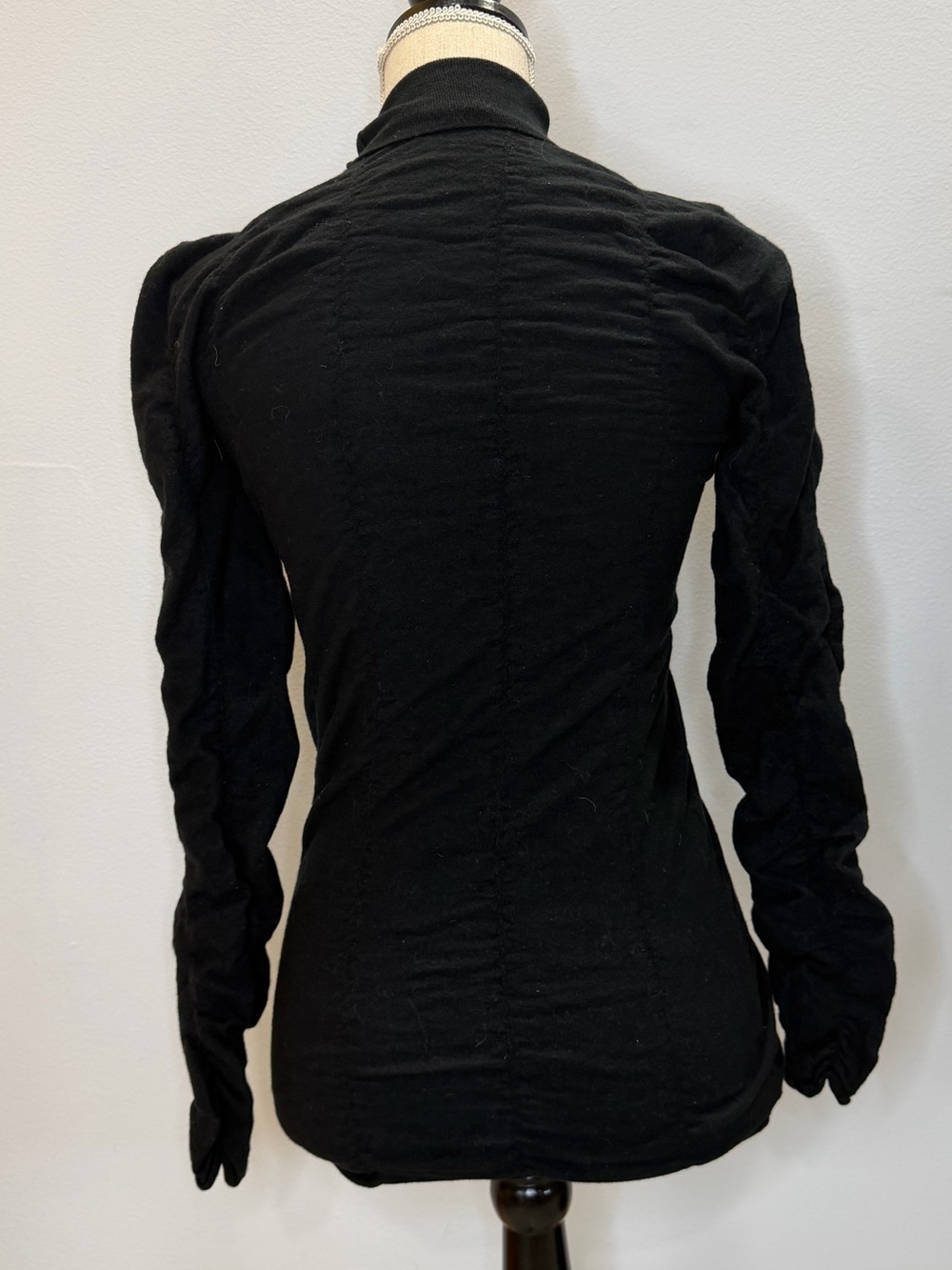 The Row Ruched Turtleneck Top - Picture 2 of 4